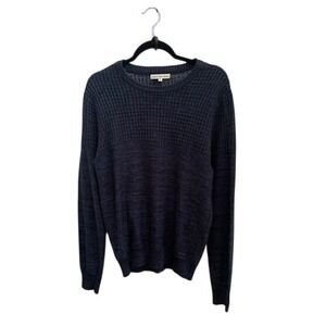 Calvin Klein Jeans Unisex Knit Sweater Pullover Blue Crew Neck Size‎ M
